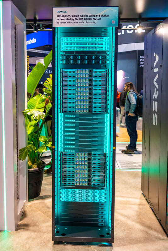 AIVRES Booth Tour KRS8500V3 Liquid Cooled Al Rack Solution 1
