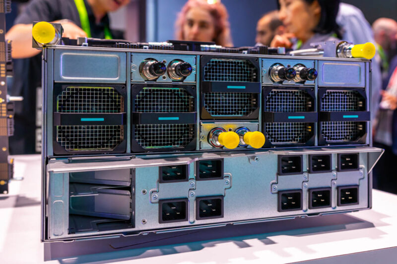 AIVRES Booth Tour NVIDIA HGX Rubin NVL8 Rear 1