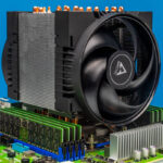 Arctic Freezer 4U SP5 In ASRock Rack TURIND8 2L2T 4