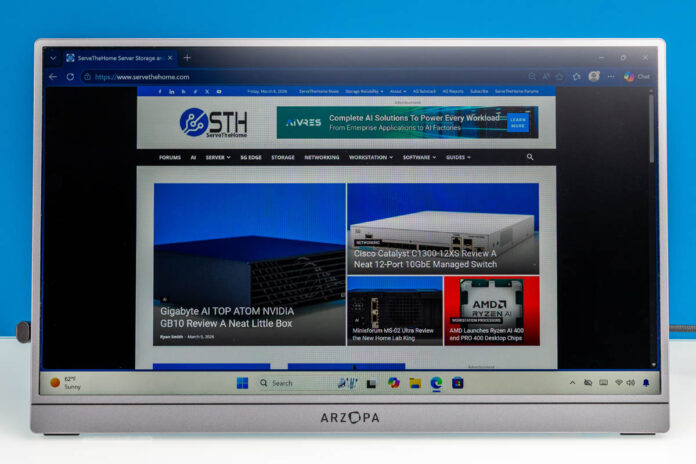 Arzopa Z3FC 16.1'' 180Hz 2.5K Portable Monitor Front 3 Arzopa Z3FC 16.1'' 180Hz 2.5K Portable Monitor Front 3