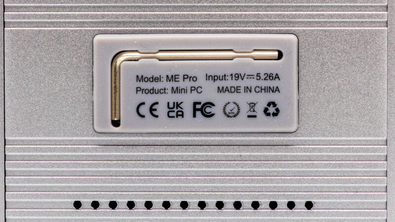 Beelink ME Pro L 12512EJ0W64 HD XB Physical Label 1