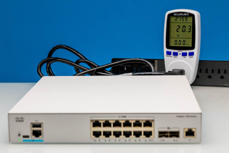 Cisco Catalyst C1300 12XT 2X Idle Power Consumption 1
