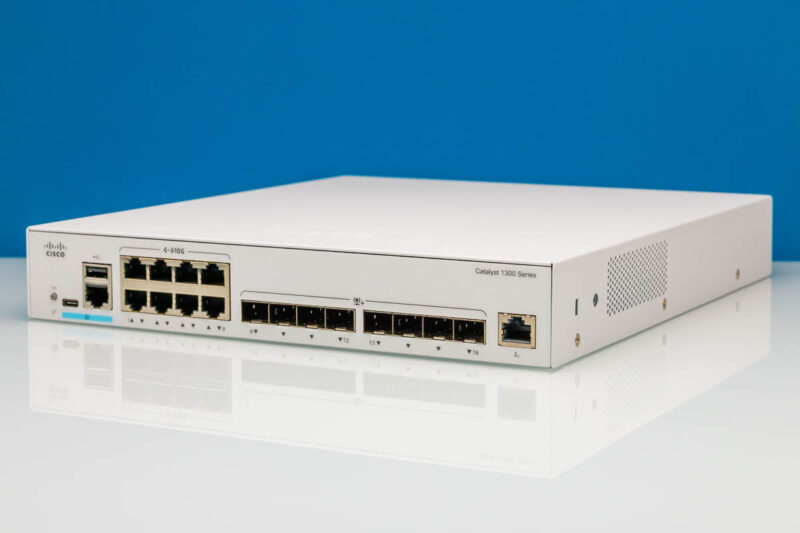 Cisco Catalyst C1300 16XTS Front Angled 1