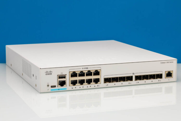 Cisco Catalyst C1300 16XTS Front Angled 2