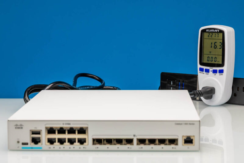 Cisco Catalyst C1300 16XTS Idle Power Consumption 1