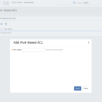 Cisco Catalyst C1300 16XTS Management Web UI ACL