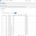 Cisco Catalyst C1300 16XTS Management Web UI Port Settings