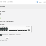 Cisco Catalyst C1300 16XTS Management Web UI Stack Management