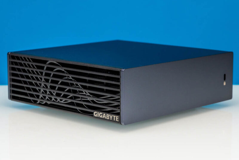 Gigabyte AI TOP ATOM NVIDIA GB10 Front Angled 1