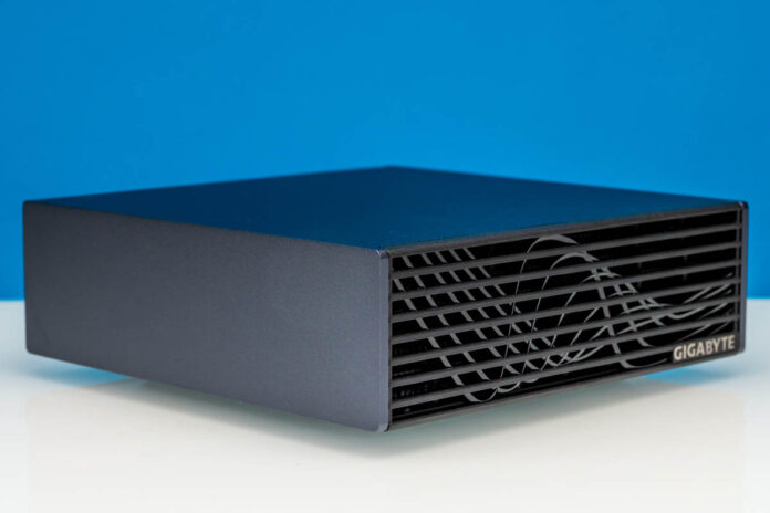 Gigabyte AI TOP ATOM NVIDIA GB10 Front Angled 2