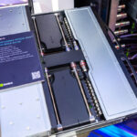 Gigabyte Booth Tour Liquid Cooled NVIDIA HGXT Rubin NVL8 Liquid Cooling 2