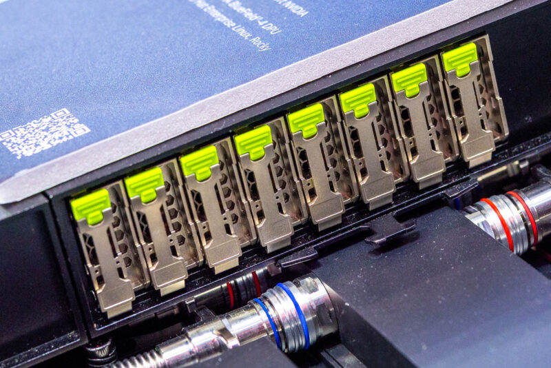 Gigabyte Booth Tour Liquid Cooled NVIDIA HGXT Rubin NVL8 Server Drive Bay 1