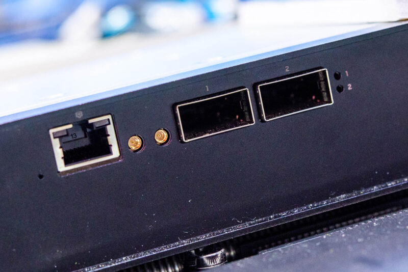 Gigabyte Booth Tour Liquid Cooled NVIDIA HGXT Rubin NVL8 Server Front IO 1