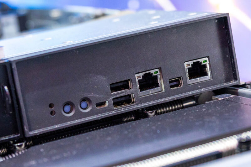 Gigabyte Booth Tour Liquid Cooled NVIDIA HGXT Rubin NVL8 Server Front IO 2