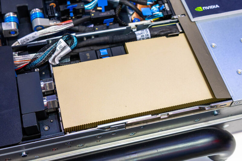 Gigabyte Booth Tour Liquid Cooled NVIDIA HGXT Rubin NVL8 Server GPU 1