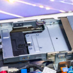 Gigabyte Booth Tour Liquid Cooled NVIDIA HGXT Rubin NVL8 Server GPU Drive Bay 1