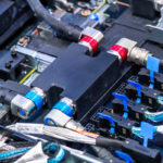 Gigabyte Booth Tour Liquid Cooled NVIDIA HGXT Rubin NVL8 Server Liquid Cooling 1