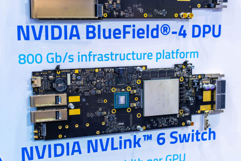 Gigabyte Booth Tour NVIDIA BlueField 4 DPU