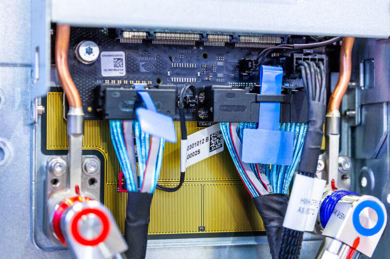 Gigabyte Booth Tour NVIDIA NVLink Switch Tray 4