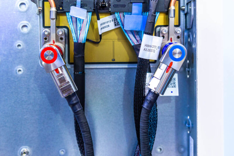 Gigabyte Booth Tour NVIDIA NVLink Switch Tray 5