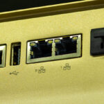 Gigabyte Booth Tour NVIDIA Vera Rubin NVL72 Rack Management Ports 1