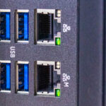 Gigabyte Booth Tour W775 V10 L01 Front IO Ports 1