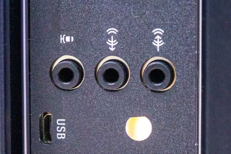 Gigabyte Booth Tour W775 V10 L01 Front IO Ports 2