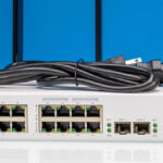 MikroTik CRS418 8P 8G 2S 5axQ2axQ RM IEC Cord 3