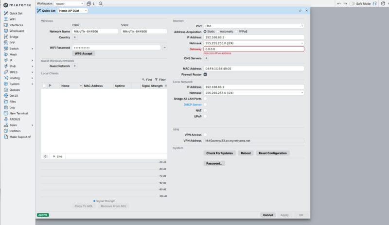 MikroTik CRS418 8P 8G 2S 5axQ2axQ RM QuickSet