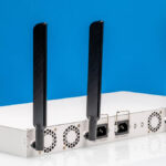 MikroTik CRS418 8P 8G 2S 5axQ2axQ RM Rear Angled 1