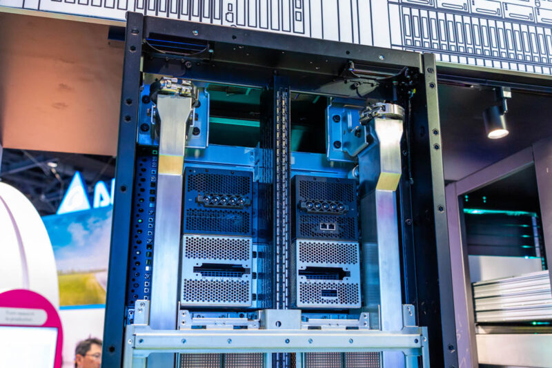 NVIDIA HGX B300 Liquid Cooled Al Rack Rear 1