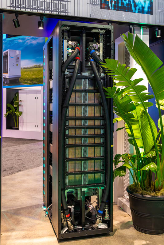 NVIDIA HGX B300 Liquid Cooled Al Rack Rear 2