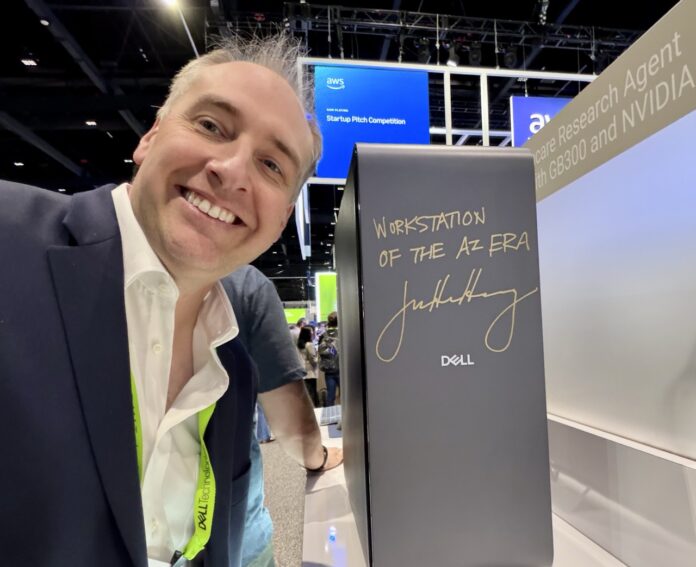 Patrick In Dell Booth At NVIDIA GTC 2026 Large Patrick In Dell Booth At NVIDIA GTC 2026 Large