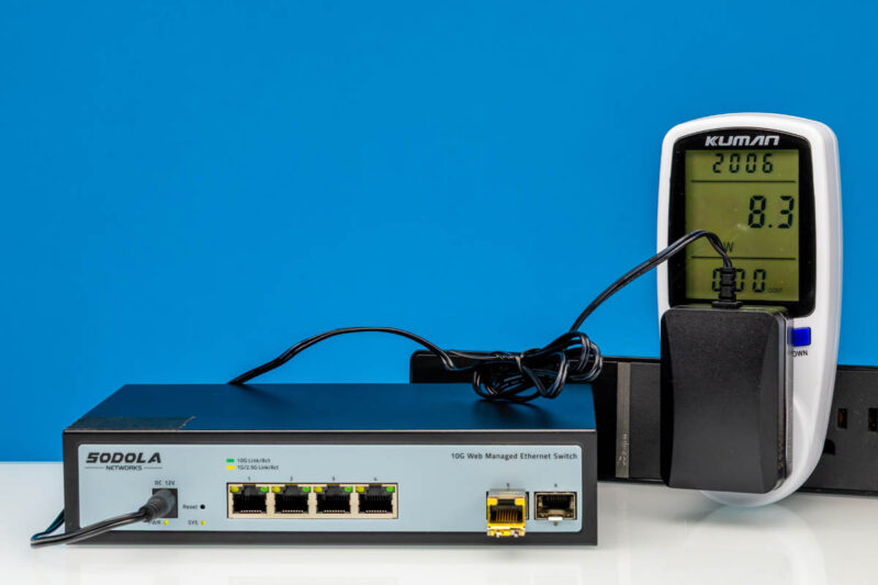 Sodola SL510S 4T2XS 10G SFP+ Port Power Consumption 1