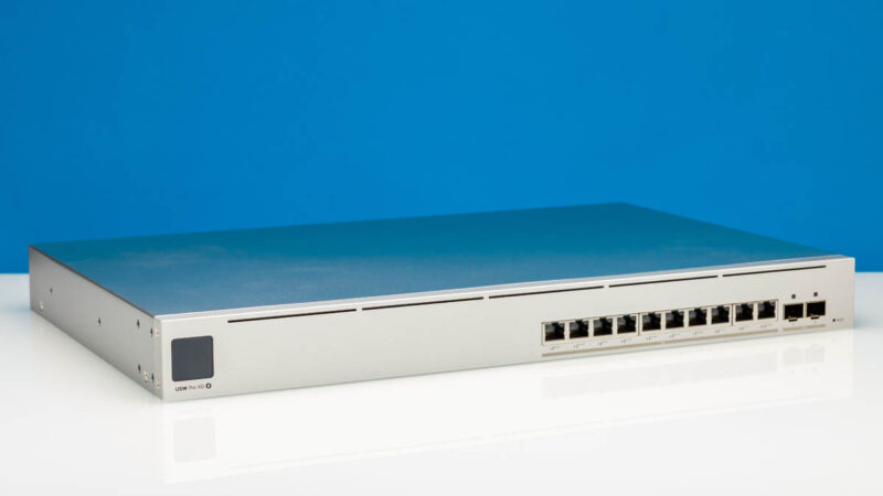 Ubiquiti UniFi USW Pro XG 10 PoE Front Angled 2