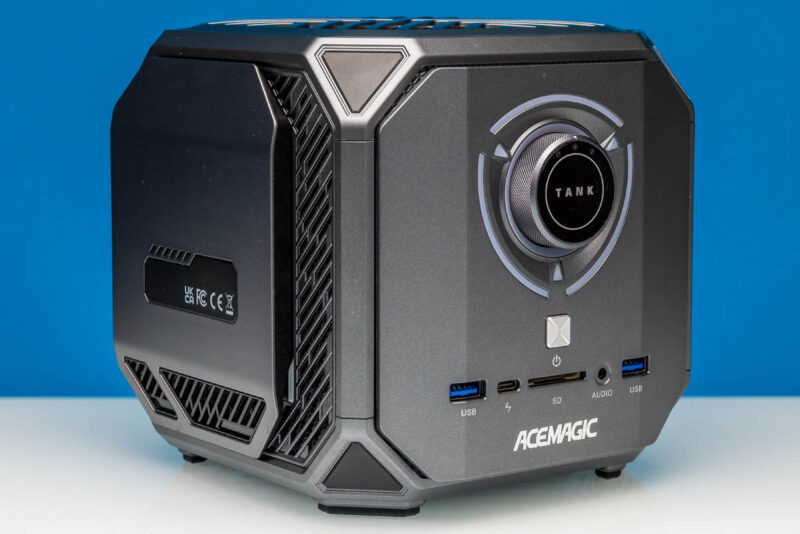 ACEMAGIC M1A PRO AMD Ryzen AI MAX+ 395 Mini PC Front Angled 2