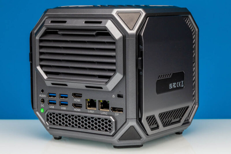 ACEMAGIC M1A PRO AMD Ryzen AI MAX+ 395 Mini PC Rear Angled 2