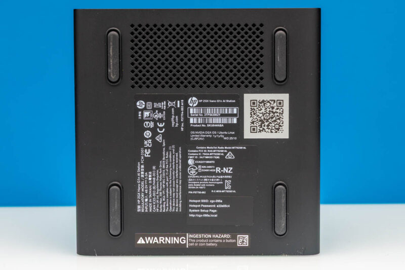HP ZGX Nano G1n AI Station Bottom 1