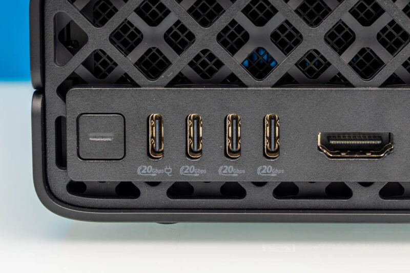 HP ZGX Nano G1n AI Station USB Type C Port 1