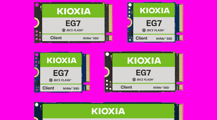Kioxia EG7 M.2 SSD Line Launched Kioxia EG7 Release Cover