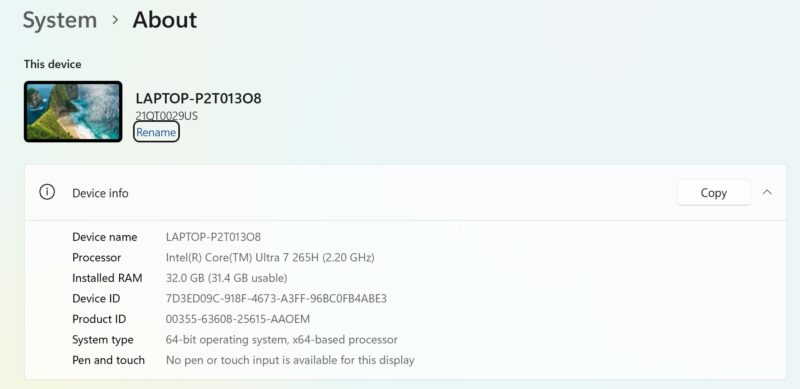 Lenovo ThinkPad 14s Gen 6