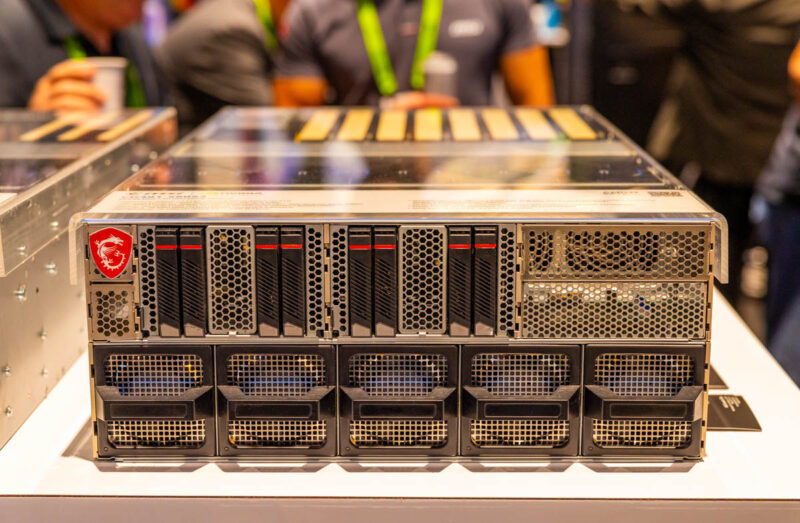 MSI CG481 S6053 4U GPU Server At NVIDIA GTC 2026 2
