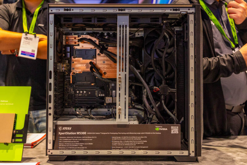 MSI XpertStation WS300 At NVIDIA GTC 2026 2