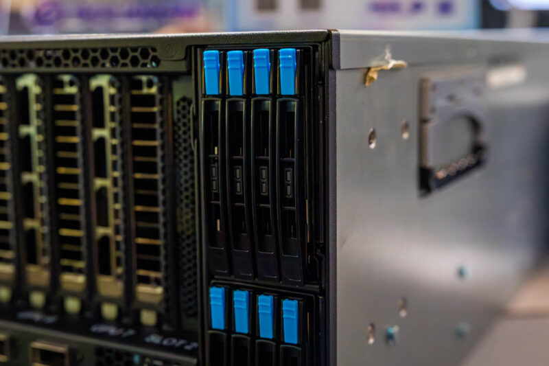 MiTAC NVIDIA GTC 2026 Booth Tour Next Gen G Series Drive Bays 1