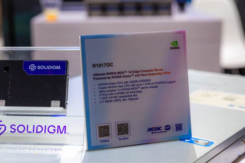 MiTAC NVIDIA GTC 2026 Booth Tour R1917GC