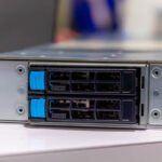 MiTAC NVIDIA GTC 2026 Booth Tour R1917GC Drive Bays 1