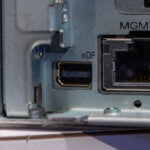 MiTAC NVIDIA GTC 2026 Booth Tour R1917GC Micro Display Port 1