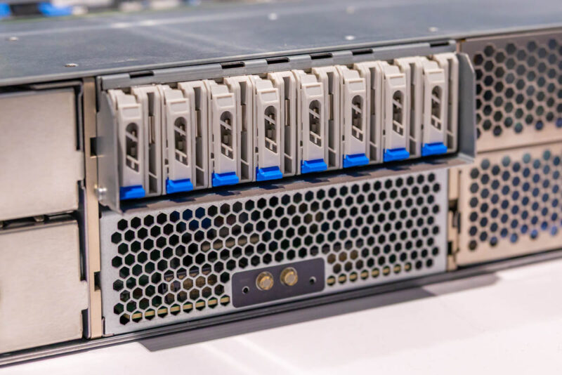 Pegatron NVIDIA GTC 2026 Booth Tour AS205 2T1 Drive Bay 1