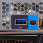 Pegatron NVIDIA GTC 2026 Booth Tour AS400 2A1 CX8 USB Type A Port 1