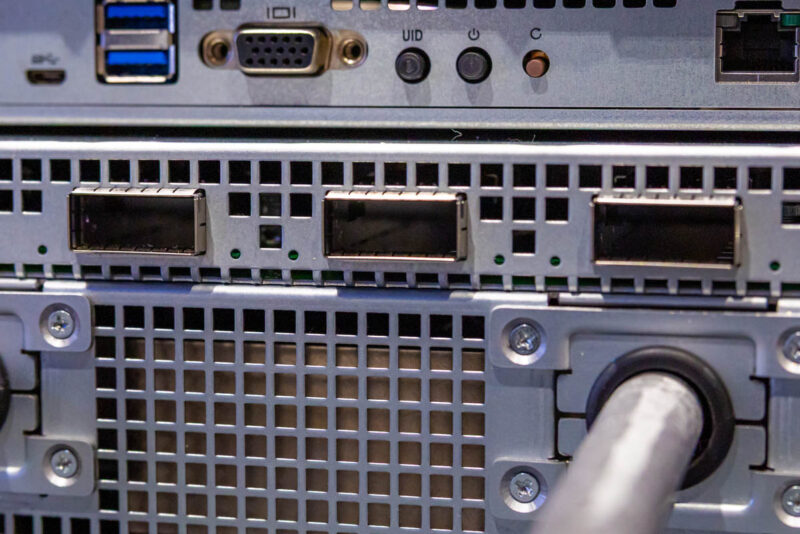 Pegatron NVIDIA GTC 2026 Booth Tour AS402 2T1 8H2 SFP+ Ports 1